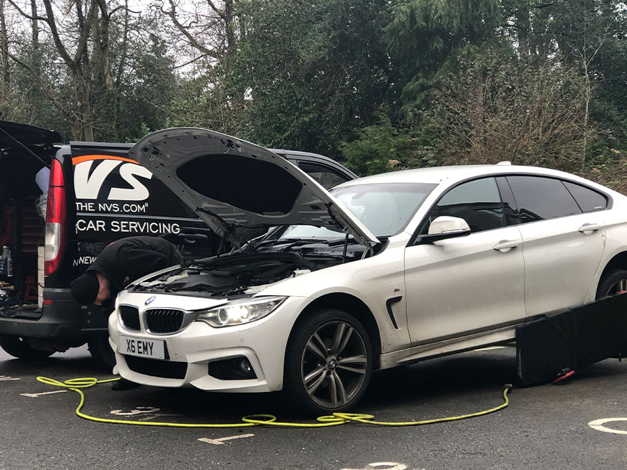 BMW car servicing